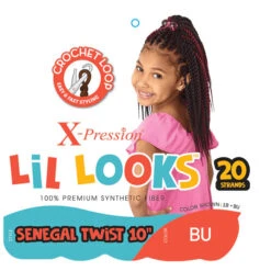 X-pression - Lil Looks - Kids Senegal Twist 10" -Beauty and Company kxllst102