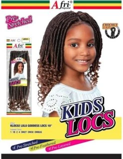 Mane Concept KLOC02 Lulu Goddess Locs 10" Afri-Naptural Kids Box Crochet Braid