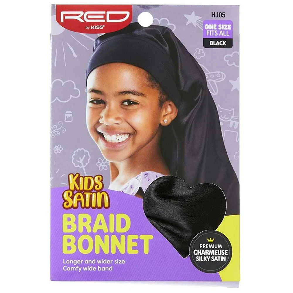 RED Kids Edge Satin Braid Bonnet Black (HJ05) RED Kids Edge Satin Braid Bonnet Black (HJ05) -Beauty and Company one 1024x1024 2x ded37dc4 84eb 4a59 b0eb a5cf47025fe1